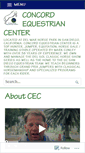 Mobile Screenshot of concordequestriancenter.com